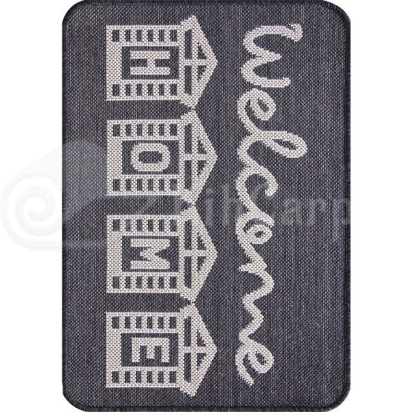 Килим безворсовий Flex (19147/80) Grey / Black