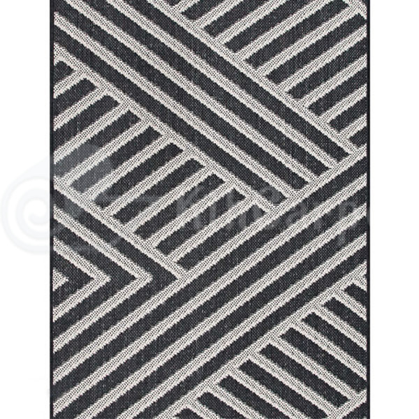 Килим безворсовий Flex (19652/9H08) Grey/Black