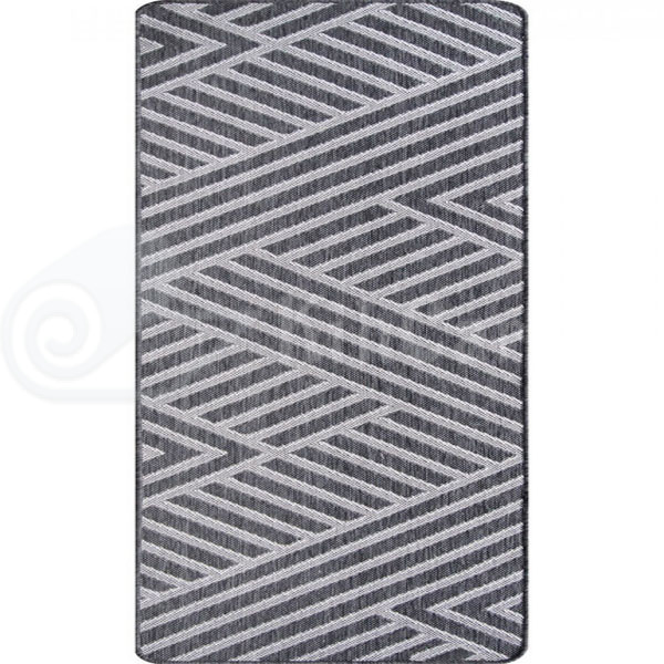 Килим безворсовий Flex (19652/K708) Grey/Black