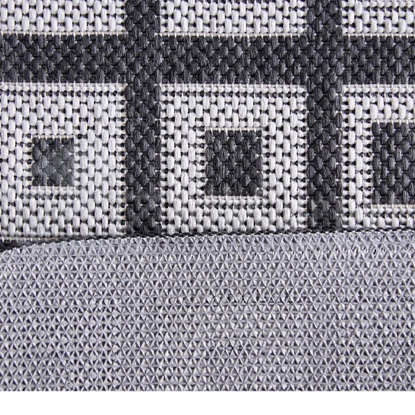 Килим безворсовий Flex (19653/80) Grey/Black - Зображення 2