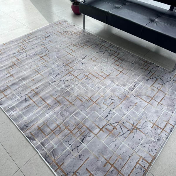 Килим безворсовий Novaline K20 Light Grey - Зображення 3